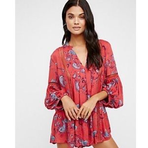 Free People Paisley Tunic